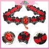 MYPANDA Choker Gothic Victorian Lace pha lê – Boho Steampunk Halloween, giá 46.420₫