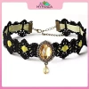MYPANDA Choker Gothic Victorian Lace pha lê – Boho Steampunk Halloween, giá 46.420₫ 5