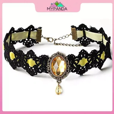 MYPANDA Choker Gothic Victorian Lace pha lê – Boho Steampunk Halloween, giá 46.420₫ 5 MYPANDA Choker Gothic Victorian Lace pha lê – Boho Steampunk Halloween, giá 46.420₫ 5