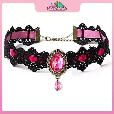 MYPANDA Choker Gothic Victorian Lace pha lê – Boho Steampunk Halloween, giá 46.420₫ 8 MYPANDA Choker Gothic Victorian Lace pha lê – Boho Steampunk Halloween, giá 46.420₫ 8