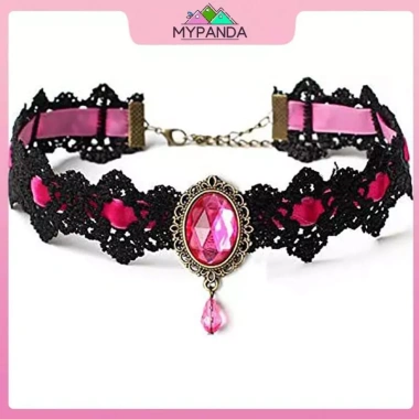 MYPANDA Choker Gothic Victorian Lace pha lê – Boho Steampunk Halloween, giá 46.420₫ 9 MYPANDA Choker Gothic Victorian Lace pha lê – Boho Steampunk Halloween, giá 46.420₫ 9