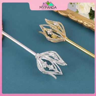 MYPANDA Công chúa cổ tích Vương trượng hoa kim cương giả phụ kiện trang trí lễ trao giải 3