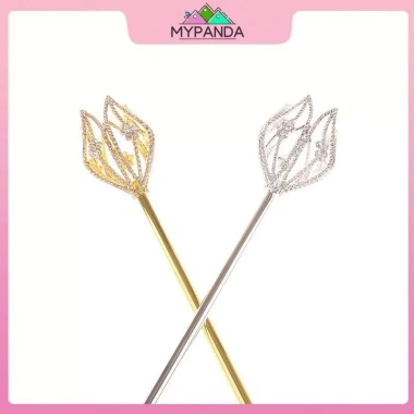MYPANDA Công chúa cổ tích Vương trượng hoa kim cương giả phụ kiện trang trí lễ trao giải 7