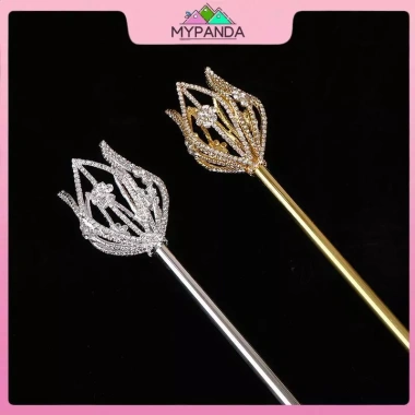 MYPANDA Công chúa cổ tích Vương trượng hoa kim cương giả phụ kiện trang trí lễ trao giải 8