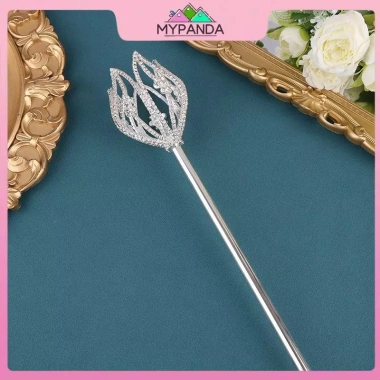 MYPANDA Công chúa cổ tích Vương trượng hoa kim cương giả phụ kiện trang trí lễ trao giải 9
