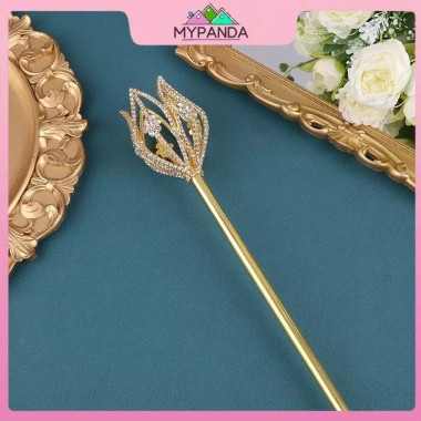 MYPANDA Công chúa cổ tích Vương trượng hoa kim cương giả phụ kiện trang trí lễ trao giải 10