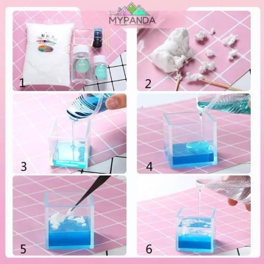 MYPANDA DIY Trang sức mây epoxy trắng trong suốt trang trí giá ưu đãi 72.306₫
