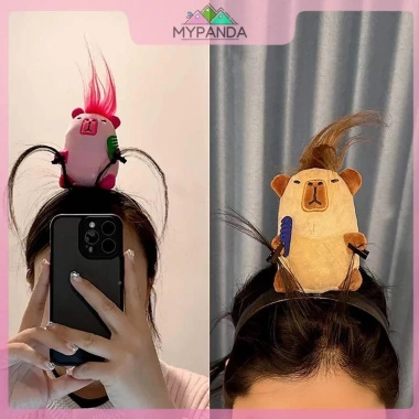 MYPANDA Đồ Quấn Tóc Nữ Chuột Lang Băng Ngộ Nghĩnh - Phụ Kiện Tóc Sang Trọng, Giá Giảm Đặc Biệt 62.532₫