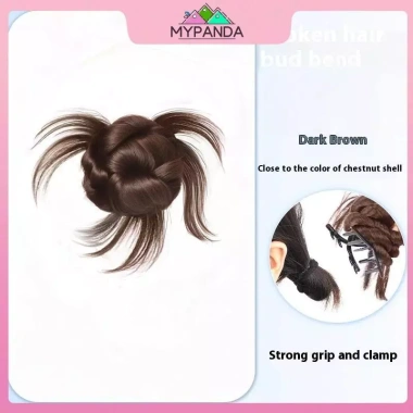 MYPANDA Đuôi ngựa thấp bông Hoabud tóc giả tổng hợp cho nữ - Giá ưu đãi 73.224₫ 7