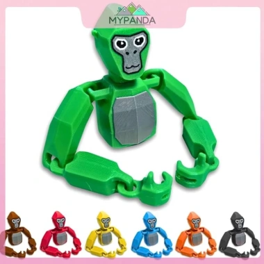 MYPANDA Gorilla Tag Monke Búp bê 3D Động vật hoạt hình, khớp di chuyển, Quà sinh nhật, Giáng sinh cho trẻ em 4