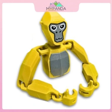 MYPANDA Gorilla Tag Monke Búp bê 3D Động vật hoạt hình, khớp di chuyển, Quà sinh nhật, Giáng sinh cho trẻ em 6