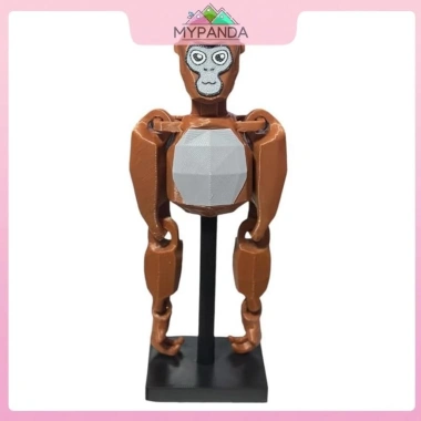 MYPANDA Gorilla Tag Monke Búp bê 3D Động vật hoạt hình, khớp di chuyển, Quà sinh nhật, Giáng sinh cho trẻ em 8
