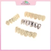 MYPANDA Grillz Kim Loại Hip Hop Vàng Bạc Răng Nướng Tháo Rời Punk Cosplay Tiệc 2
