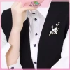 MYPANDA Handmade Hoa Mai Thổ Cẩm Vintage Ngọc Trai - Phụ Kiện Bó Hoa Tiệc Cưới Giá 50.784 VND 4