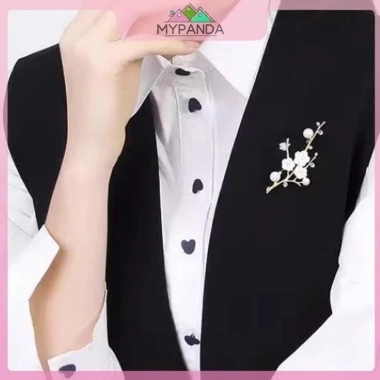 MYPANDA Handmade Hoa Mai Thổ Cẩm Vintage Ngọc Trai - Phụ Kiện Bó Hoa Tiệc Cưới Giá 50.784 VND 4