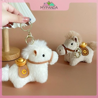 MYPANDA Hoạt Hình Dễ Thương Yuanbao Pony: Móc Khóa Ba Lô, Mặt Dây Chuyền Năm Ngựa, Phụ Kiện Quà Tặng