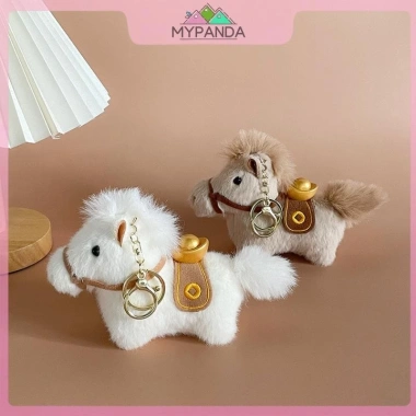 MYPANDA Hoạt Hình Dễ Thương Yuanbao Pony: Móc Khóa Ba Lô, Mặt Dây Chuyền Năm Ngựa, Phụ Kiện Quà Tặng 4