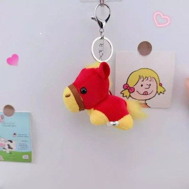 MYPANDA Hoạt Hình Dễ Thương Yuanbao Pony: Móc Khóa Ba Lô, Mặt Dây Chuyền Năm Ngựa, Phụ Kiện Quà Tặng 7