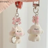 MYPANDA Móc Khóa & Dây Chuyền Động Vật Dễ Thương – Gấu, Chó, Nơ Đính Hạt, Dây Xích Ba Lô, Quà Đôi 4