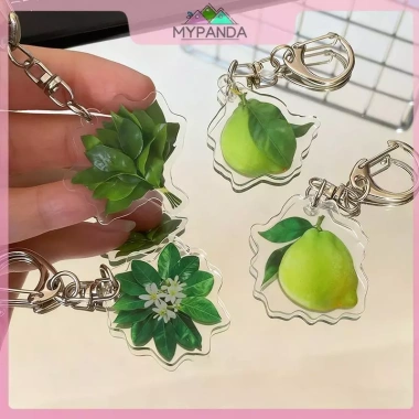 MYPANDA Móc Khóa Nữ Lá Bưởi Acrylic Charm Túi, Xe, Chuyền, Quà Tặng 33.586 VND