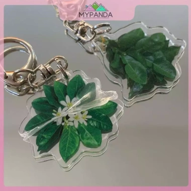 MYPANDA Móc Khóa Nữ Lá Bưởi Acrylic Charm Túi, Xe, Chuyền, Quà Tặng 33.586 VND 4