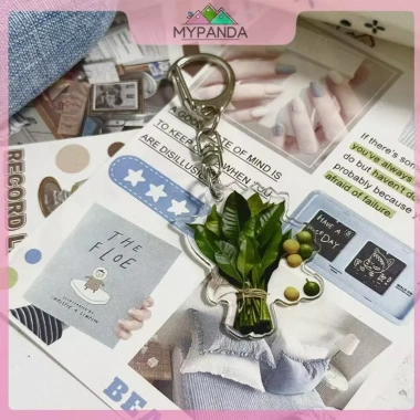 MYPANDA Móc Khóa Nữ Lá Bưởi Acrylic Charm Túi, Xe, Chuyền, Quà Tặng 33.586 VND 9