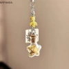 MYPANDA Móc Khóa Trong Suốt Dễ Thương - Chuông Gió, Mặt Dây Chuyền, Dây Túi Phụ Kiện, Trang Trí Nhà Cửa, Giá 32.000đ 5