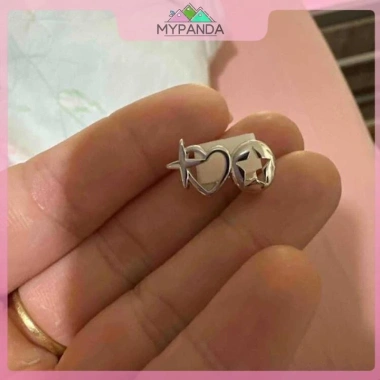 MYPANDA Mũ Punk Hip Hop Nữ Vintage Trái Tim Rỗng Ngôi Sao Răng Nướng - Giá ưu đãi 46.090₫ 5