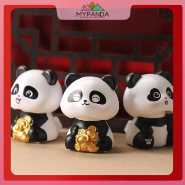 MYPANDA Năng Lượng Mặt Trời Gấu Trúc Búp Bê May Mắn - Lắc Xe Hơi, Quà Tặng 99.440₫