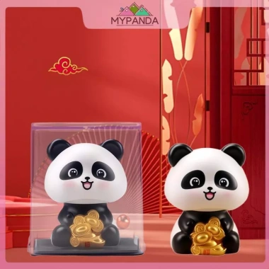MYPANDA Năng Lượng Mặt Trời Gấu Trúc Búp Bê May Mắn - Lắc Xe Hơi, Quà Tặng 99.440₫