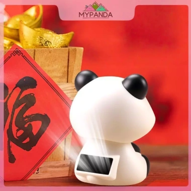 MYPANDA Năng Lượng Mặt Trời Gấu Trúc Búp Bê May Mắn - Lắc Xe Hơi, Quà Tặng 99.440₫