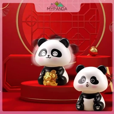 MYPANDA Năng Lượng Mặt Trời Gấu Trúc Búp Bê May Mắn - Lắc Xe Hơi, Quà Tặng 99.440₫