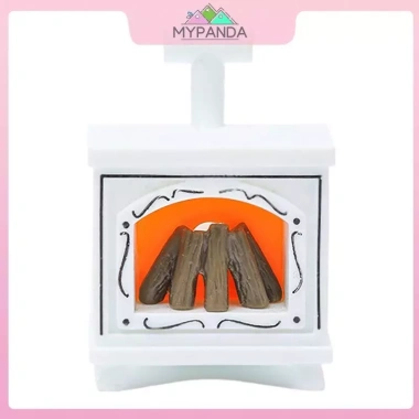 MYPANDA Nhà Búp Bê Nhỏ Lò Sưởi Phát Sáng – Mô Hình Nhà Bếp Cảnh Sống 53.900₫