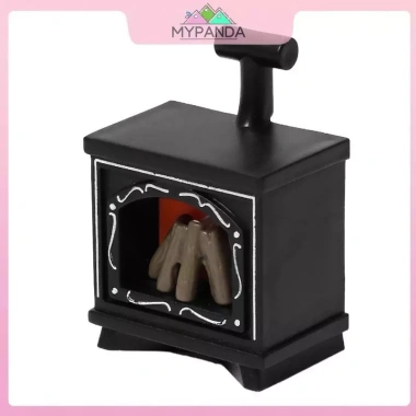 MYPANDA Nhà Búp Bê Nhỏ Lò Sưởi Phát Sáng – Mô Hình Nhà Bếp Cảnh Sống 53.900₫