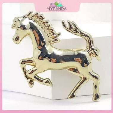 MYPANDA phụ kiện thời trang retro nam - huy hiệu ngựa, mũ, túi, khăn cổ, trâm cài áo - giá 62.040đ 9