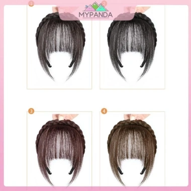 MYPANDA Tóc giả Air Bangs tự nhiên vô hình - phù hợp trán giả, dễ tạo kiểu, giảm giá 45.792 VND 7