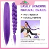 MYPANDA Tóc Giả Cosplay K‑Pop Rumi Tím Bện Đan - Phụ Kiện DIY Đuôi Ngựa & Bím Tóc 52.920₫ 4
