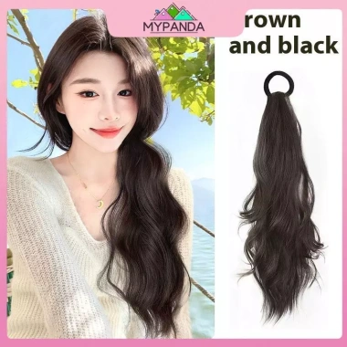 MYPANDA Tóc giả đuôi bện nữ, tóc dài thoáng mát, dây cố định thấp cổ - 64.476 VND 8