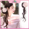 MYPANDA Tổng hợp xốm lông tơ tóc bun thanh lịch - Hoa camelia vô hình, móng vuốt tóc, giá ưu đãi 97.632₫