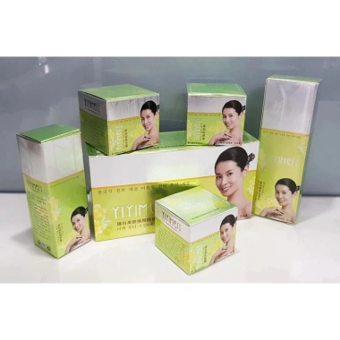 Myphambamboo Bộ mỹ phẩm Yiyimei 5in1 - Kem dưỡng trắng da, xóa sạm nám, tàn nhang, chính hãng, giảm giá 598k