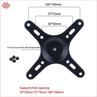 N & X 1 Bộ Tấm Giá Đỡ VESA 1/4 Inch 75x75 và 100x100mm Bộ Vít Treo Tường Giá Rẻ 5