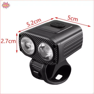 N & X Đèn trước xe đạp Type-C 5 chế độ, thay đổi màu, hiển thị nguồn, giá 124.000₫