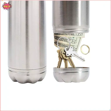 N & X Secret Ẩn Bình Nước Thép An Toàn - Hộp Tiền Bảo Mật, Giấu Thẻ, Chìa Khóa, Tiền Mặt, Giá 292.490đ