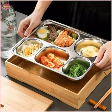 N & X Tre Bento Hộp Thép Không Gỉ Di Động Tháo Rời – Phòng Kinh Doanh, Cơm Trưa Nhật Bản, Giá Ưu Đãi 661.760₫