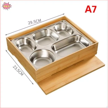 N & X Tre Bento Hộp Thép Không Gỉ Di Động Tháo Rời – Phòng Kinh Doanh, Cơm Trưa Nhật Bản, Giá Ưu Đãi 661.760₫