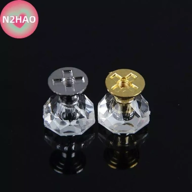 N2HAO 10 chiếc núm tủ acrylic pha lê kim cương – tay cầm kéo, sang trọng, chỉ 49.500₫