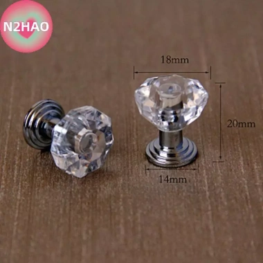 N2HAO 10 chiếc núm tủ acrylic pha lê kim cương – tay cầm kéo, sang trọng, chỉ 49.500₫ 5