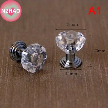 N2HAO 10 chiếc núm tủ acrylic pha lê kim cương – tay cầm kéo, sang trọng, chỉ 49.500₫ 8