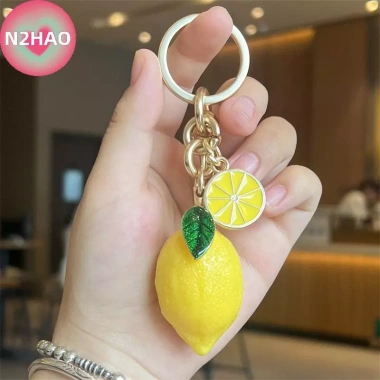 N2HAO 2.025 Mạ Vàng Chanh Móc Khóa - Túi Mặt Dây Chuyền Cá Tính, 119.790₫ 5