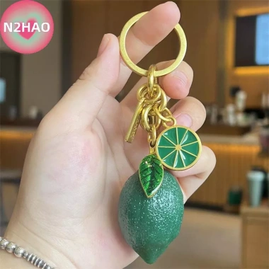 N2HAO 2.025 Mạ Vàng Chanh Móc Khóa - Túi Mặt Dây Chuyền Cá Tính, 119.790₫ 6